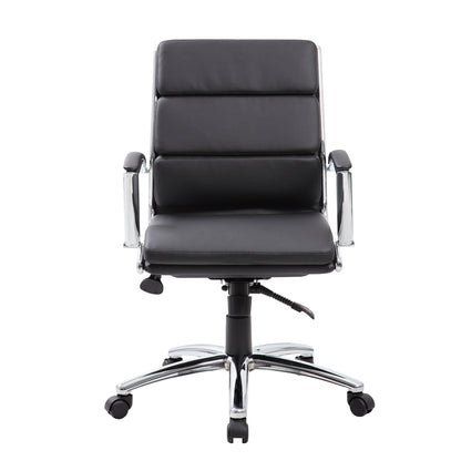Boss Executive CaressoftPlus™ Chair with Metal Chrome Finish - Mid Back
