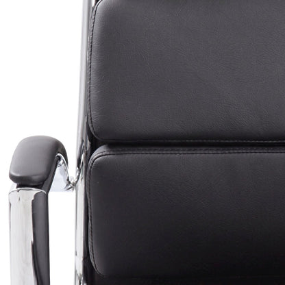 Bison Office Executive Chair with CaressoftPlus and Chrome Base, Black