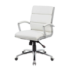 Boss Executive CaressoftPlus™ Chair with Metal Chrome Finish - Mid Back