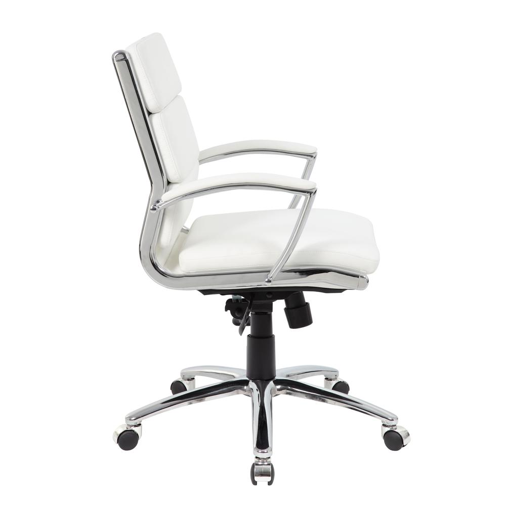 Boss Executive CaressoftPlus™ Chair with Metal Chrome Finish - Mid Back