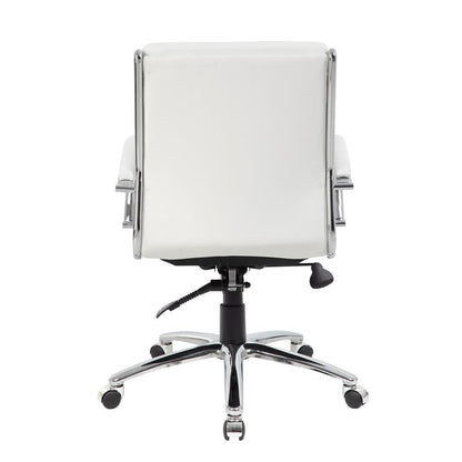 Boss Executive CaressoftPlus™ Chair with Metal Chrome Finish - Mid Back