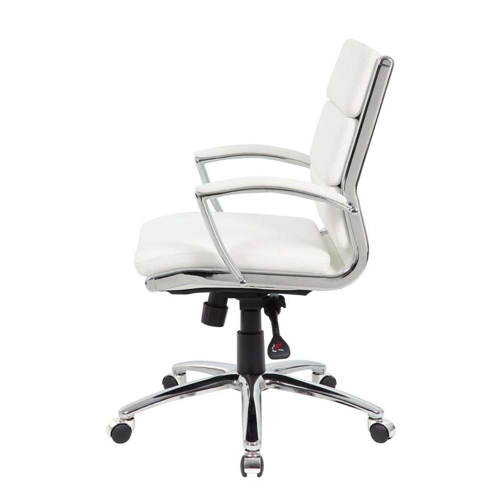 Boss Executive CaressoftPlus™ Chair with Metal Chrome Finish - Mid Back