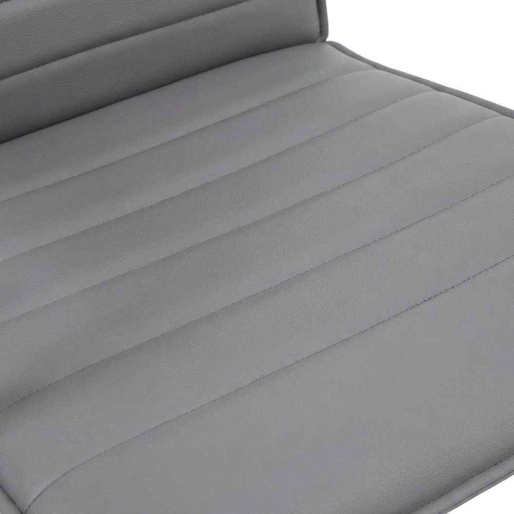 Vinyl Mid-Back Hospitality Chair with Adjustable Arms and a Chrome Base
