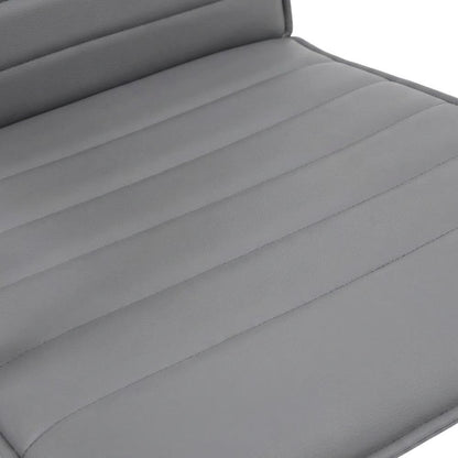 Vinyl Mid-Back Hospitality Chair with Adjustable Arms and a Chrome Base