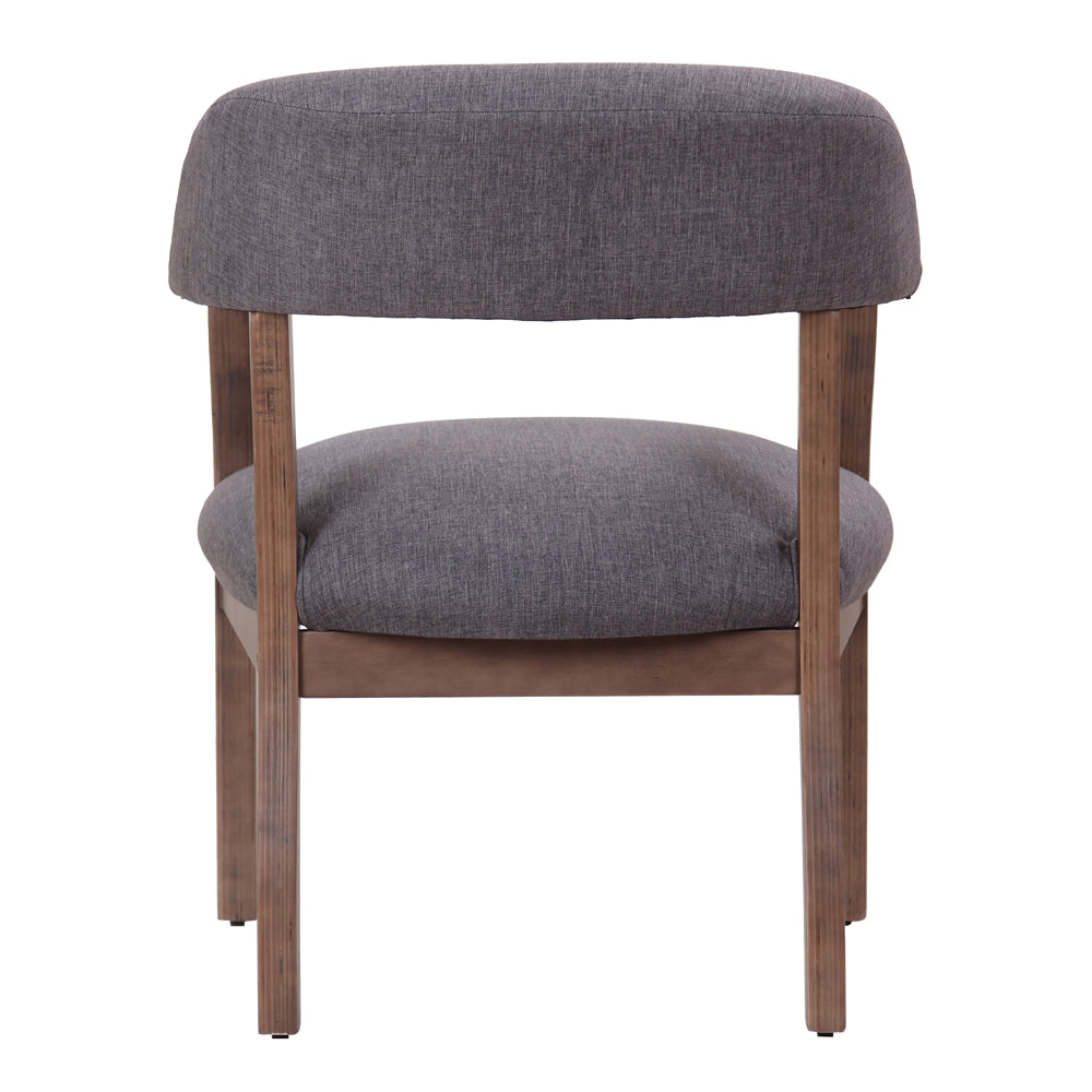 Boss Modern Captain's Chair in Slate Grade Commercial Grade Linen