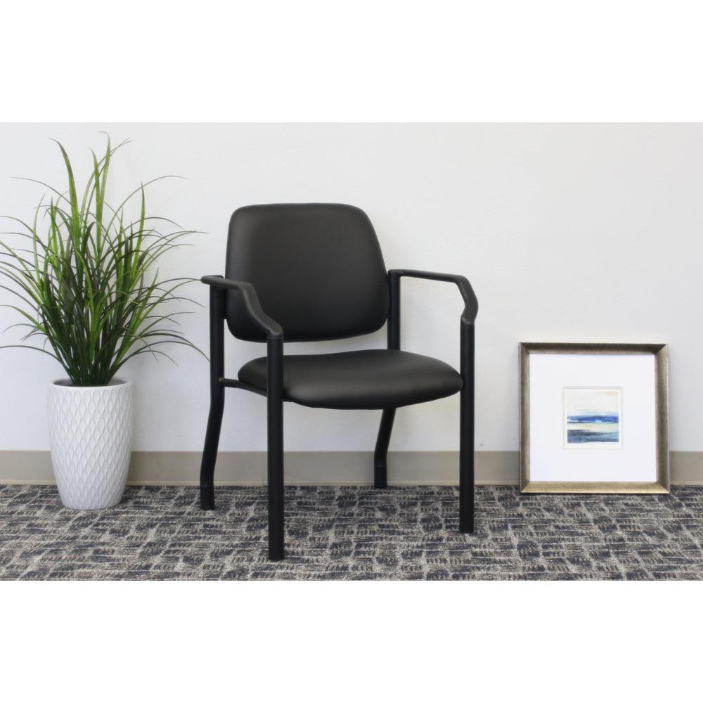 Boss Antimicrobial Guest Chair, 300 lb. weight capacity