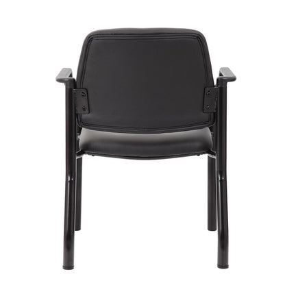 Boss Antimicrobial Guest Chair, 300 lb. weight capacity