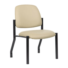 Boss Antimicrobial Armless Guest Chair, 300 lb. weight capacity