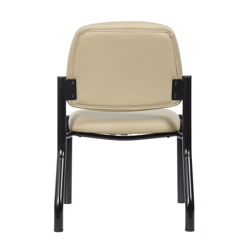 Boss Antimicrobial Armless Guest Chair, 300 lb. weight capacity
