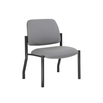 Boss Antimicrobial Armless Guest Chair, 400 lb. weight capacity