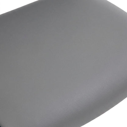 Vinyl Armless Guest Chair with 4-Leg Steel Base, 400 lb Capacity, Grey