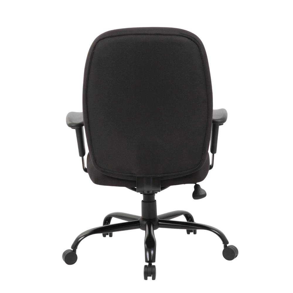Crepe High-Back Task Chair with Steel Base and Adjustable Arms, 400 lb