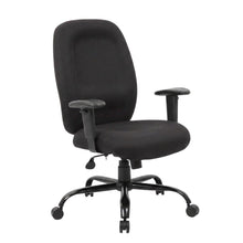 Crepe High-Back Task Chair with Steel Base and Adjustable Arms, 400 lb