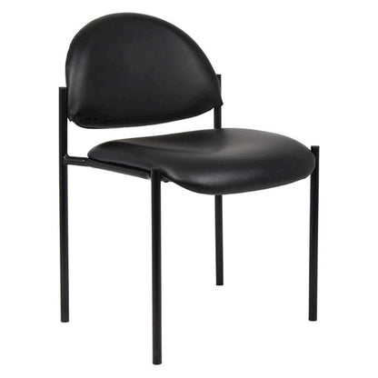 42" Round Conference Table with 4 Stacking Chairs, Mocha