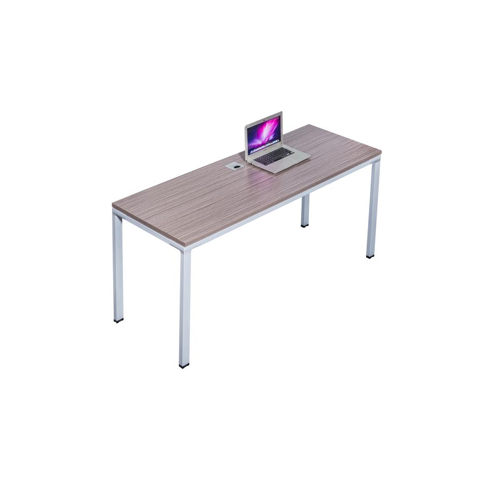 Single Desk, 71" X 30"Desk Top, Driftwood