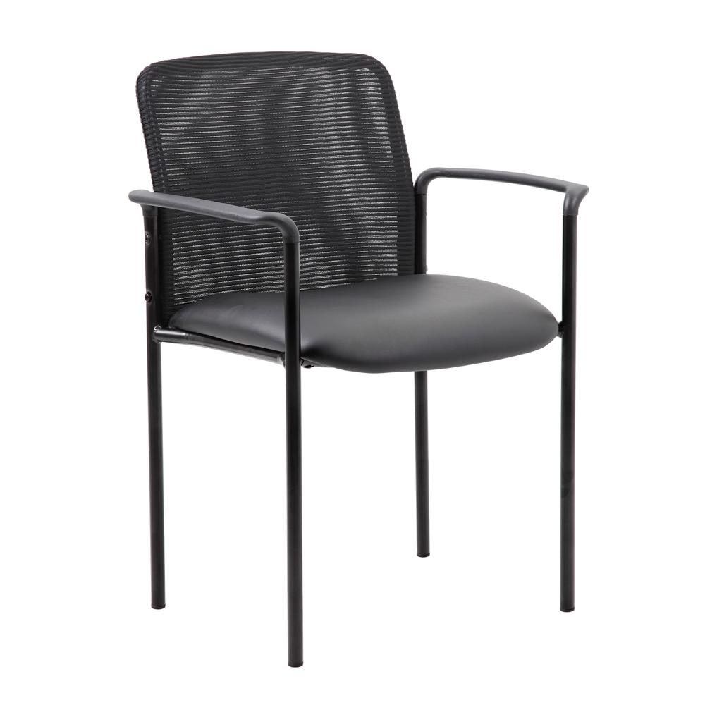 Boss Caressoft and Mesh Guest Chair, Black