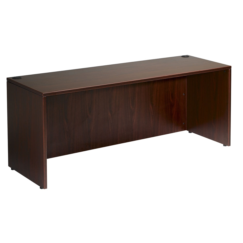 Boss Desk Shell 48X24, Mahogany