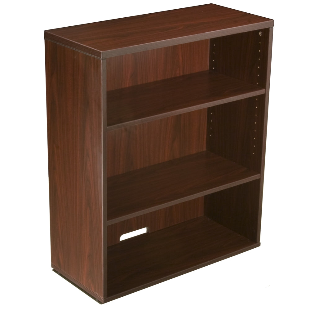 Boss Open Hutch/Bookcase- Mahogany