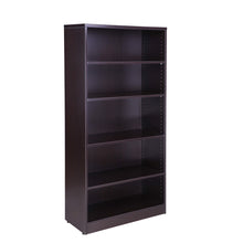 Boss Bookcase, 31W X14D X 65.5H  Mahogany