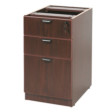 Boss Deluxe Pedestal-Full, Box/Box/File, 15.5W*22D, Mahogany