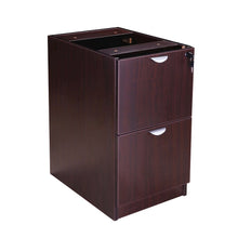 Boss Full Pedestal File/File, Mahogany