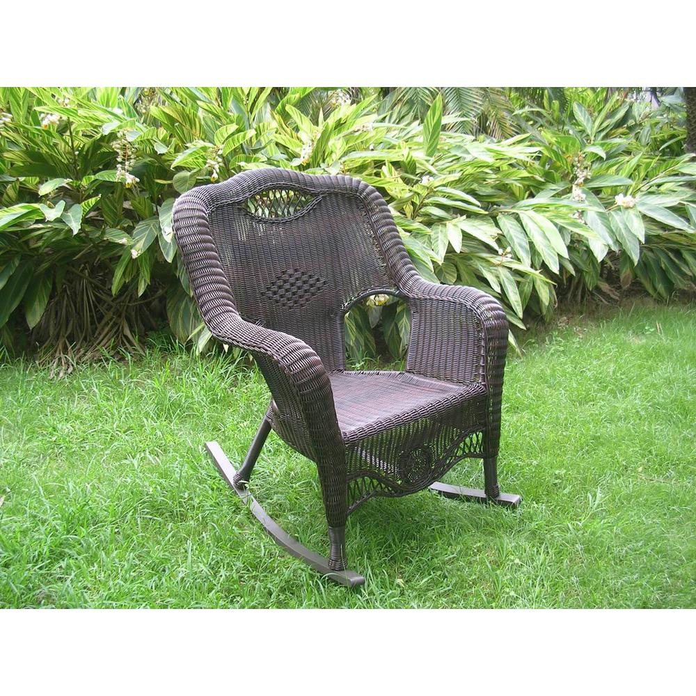 Resin Wicker Indoor/Outdoor Rocker