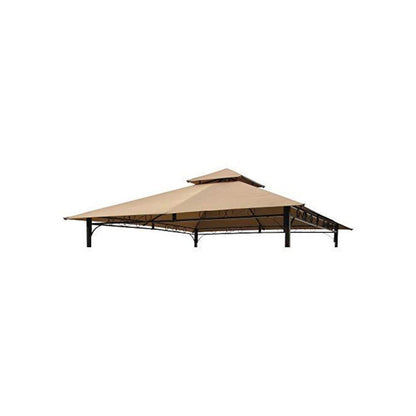 Replacement Canopy, Khaki Polyester Fabric, 10 ft. Vented Gazebo Top