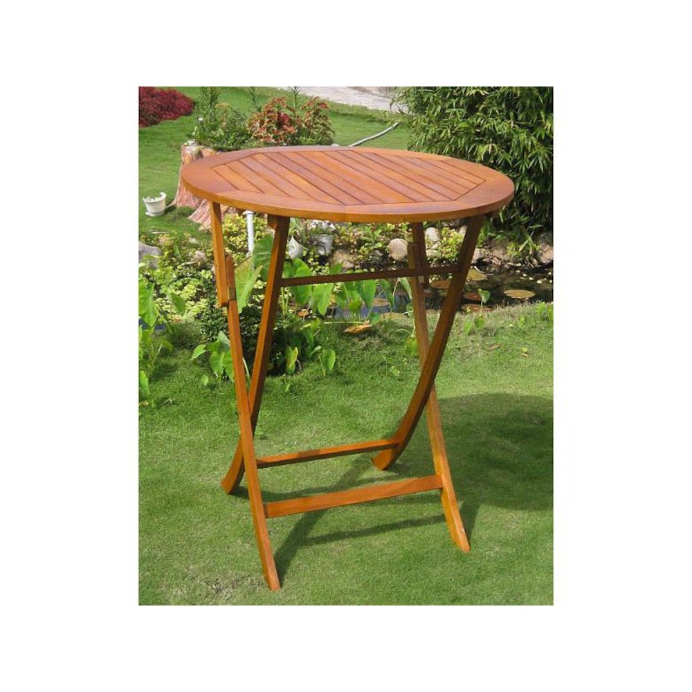 Royal Tahiti Outdoor 36" Bar Height Round Folding Table