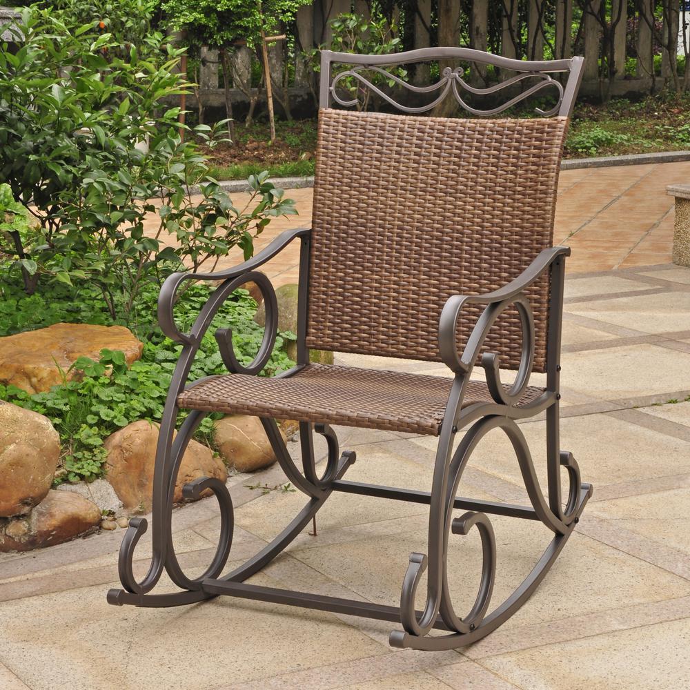 Valencia Resin Wicker/Steel Rocker