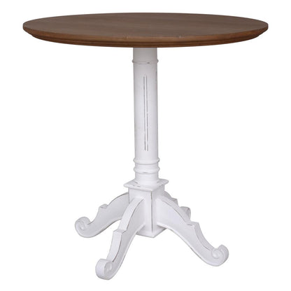 Ashbury Pedestal Base Table Antique White