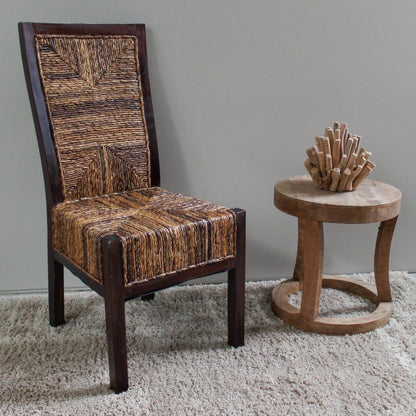 Set of Two Dallas Abaca Weave Dining Chair