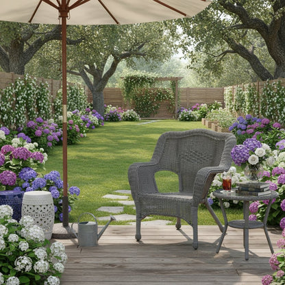 Camelback Resin Wicker Patio Chair