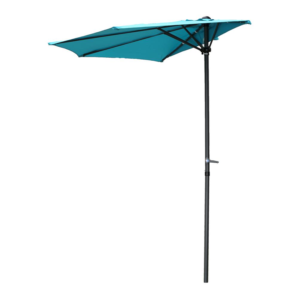 9-Foot Half Round Wall Hugger Umbrella