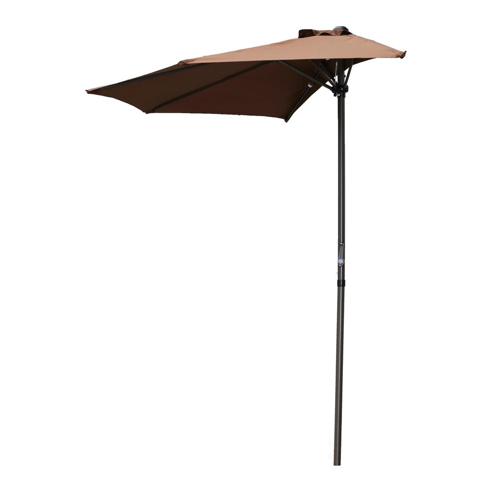 9-Foot Half Round Wall Hugger Umbrella