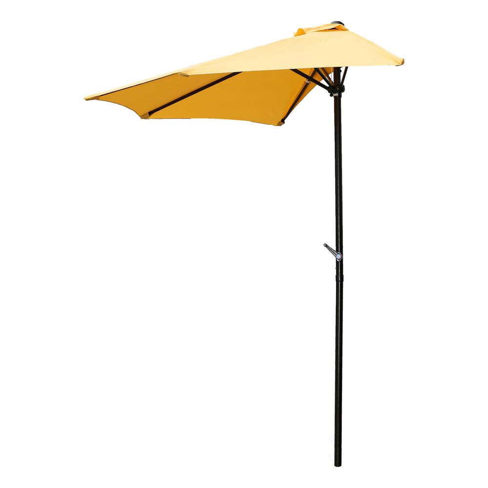 9-Foot Half Round Wall Hugger Umbrella