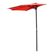 9-Foot Half Round Wall Hugger Umbrella