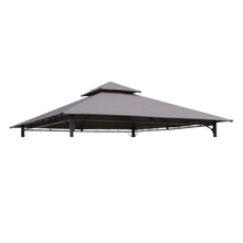 ST. Kitts Replacement Canopy for 10-foot Vented Canopy Gazebo, Grey