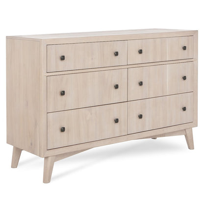 Evolur Loft Antilia Mid-Century Double Dresser, 931-SANDO