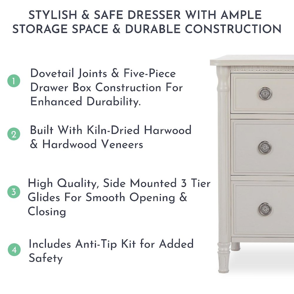 Evolur Julienne 6 Double Dresser , 838-C