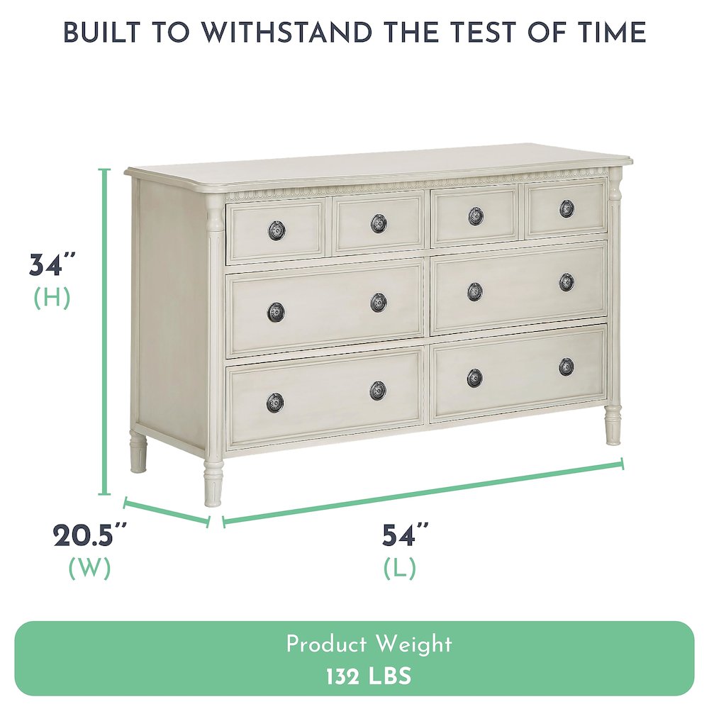 Evolur Julienne 6 Double Dresser , 838-C