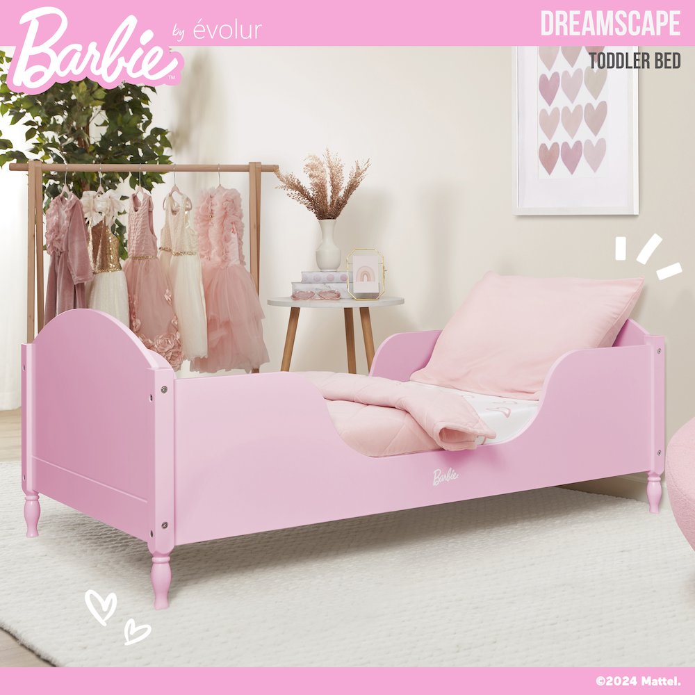 Barbie Dreamscape Toddler Bed in Pink