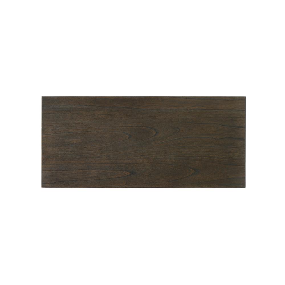 Bistro Vintage Walnut Dining Table with Extension Leaf and Off White Fabric Dining Chairs