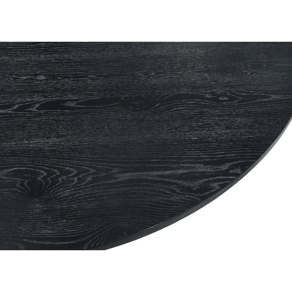 Jasper 7-Piece Ebony Black 59"W Round Dining Set