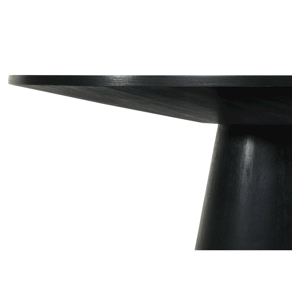 Jasper 7-Piece Ebony Black 59"W Round Dining Set