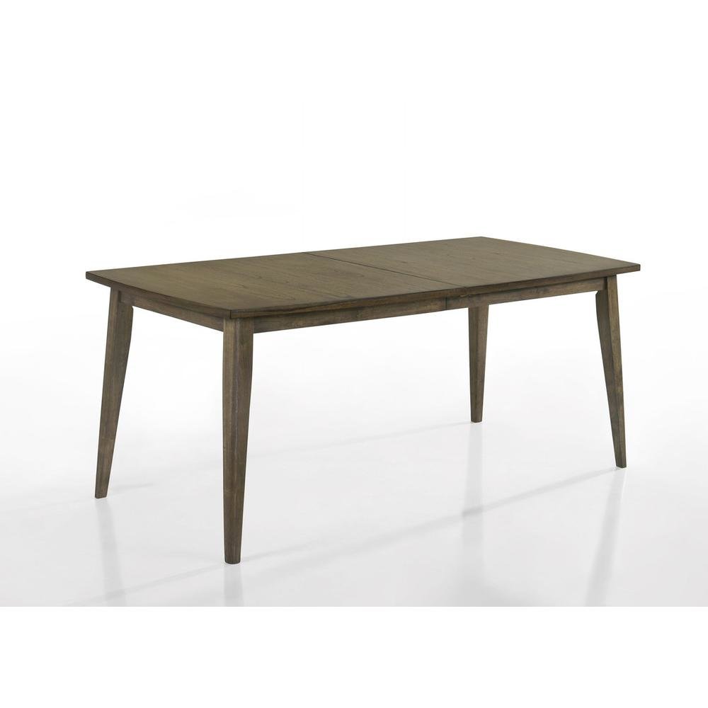 Bistro Vintage Walnut 72" Wide Contemporary Rectangle Dining Table