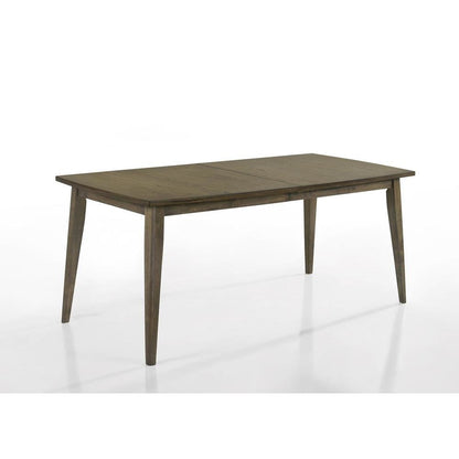Bistro Vintage Walnut 72" Wide Contemporary Rectangle Dining Table