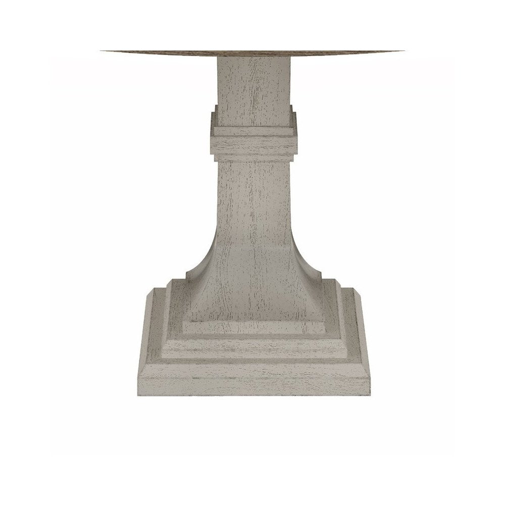 Tannen 59"W Round White and Gray Dining Table
