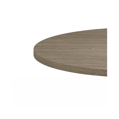 Tannen 59"W Round White and Gray Dining Table