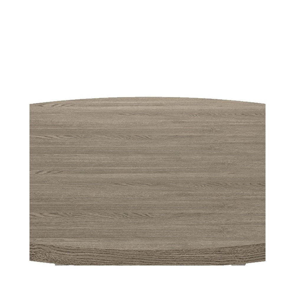 Tannen 59"W Round White and Gray Dining Table