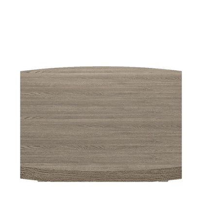 Tannen 59"W Round White and Gray Dining Table